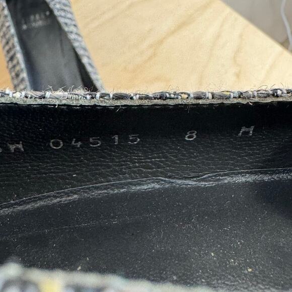 Stuart Weitzman Kitten Heels Tweed Crystal Rhinestone Embellished Pointed Toe 8 - Picture 9 of 9